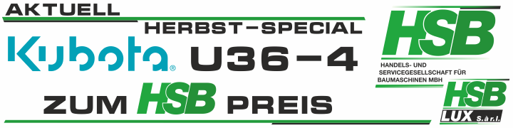 HSB Herbst-Special – Kubota U36-4
