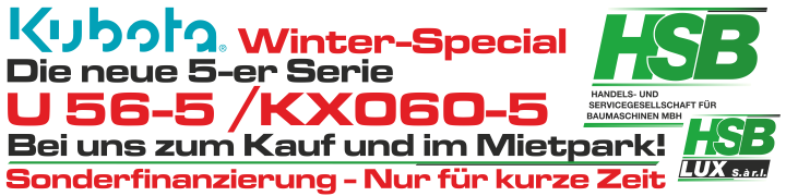KUBOTA Winter-Special U 56-5 /KX060-5